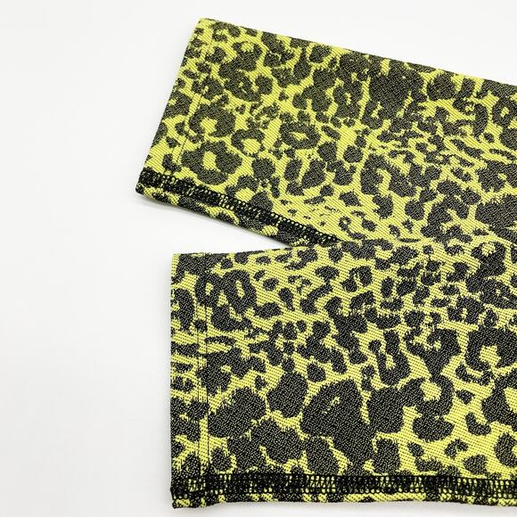 ONA By Yoon Chung Womens XS Neon Cheetah Activewear Leggings 25" Workout - Picture 11 of 11